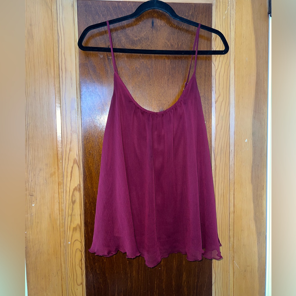 Express Maroon Tank